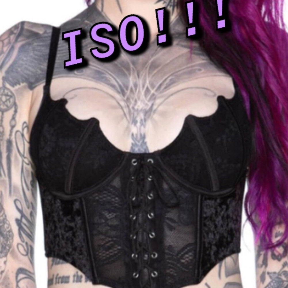 ***FOUND***‼️ISO‼️ Killstar “Fang” Bustier Bra
